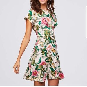 LOFT Camellia Garden Shirt dress